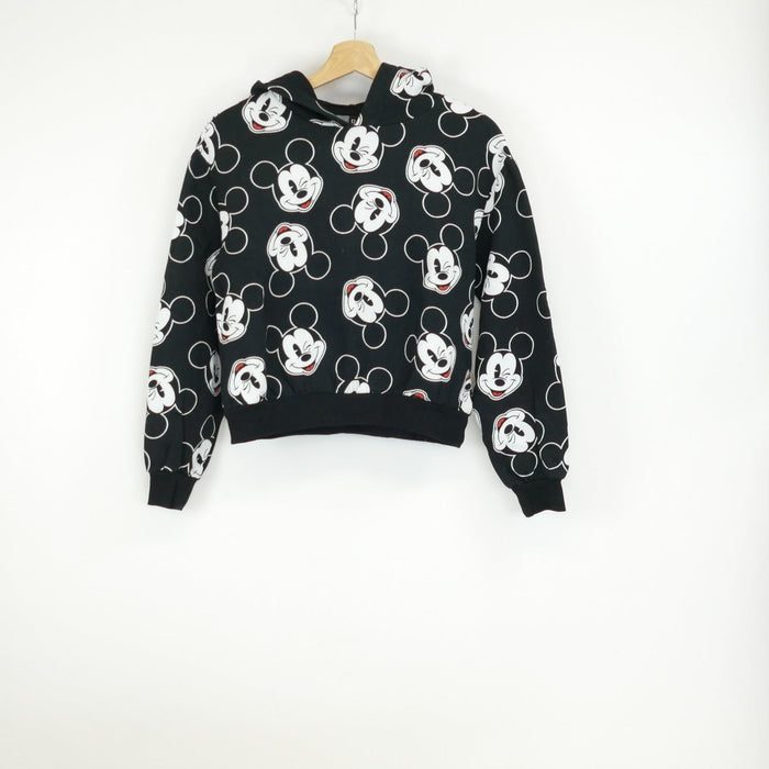 Schwarzer Damen Kapuzenpullover, Gr. M , H&M DISNEY