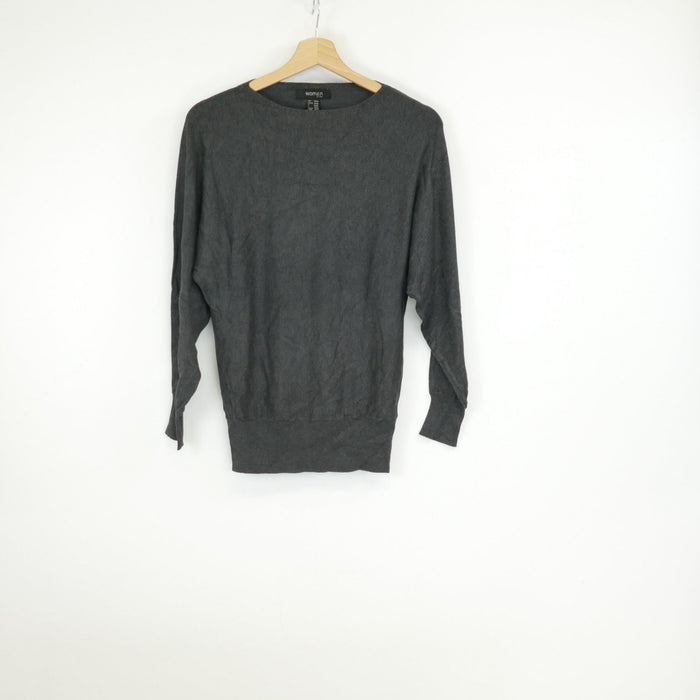 Dunkelgrauer Damen Pullover, Gr. 36,38, woman
