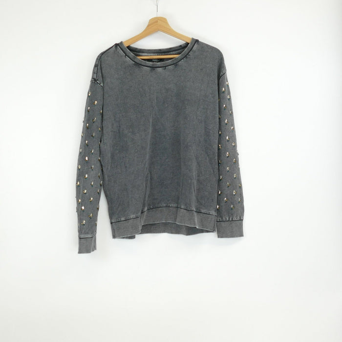 Dunkelgrauer Damen Pullover, Gr. M, ZARA TRAFALUC