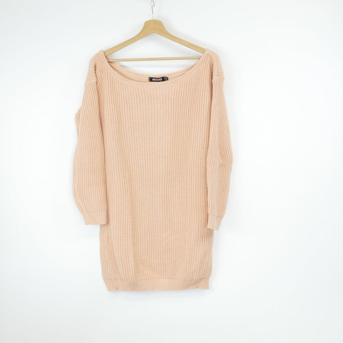 Rosa Damen Pullover, Gr. S,M, MISSGUIDED