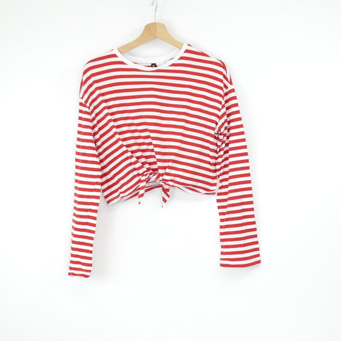 Rot-weisses Damen Sweatshirt, Gr. M, H&M