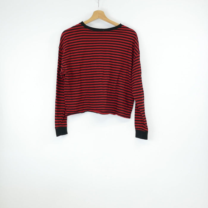 Rot-schwarzes Damen Sweatshirt, Gr. M, H&M