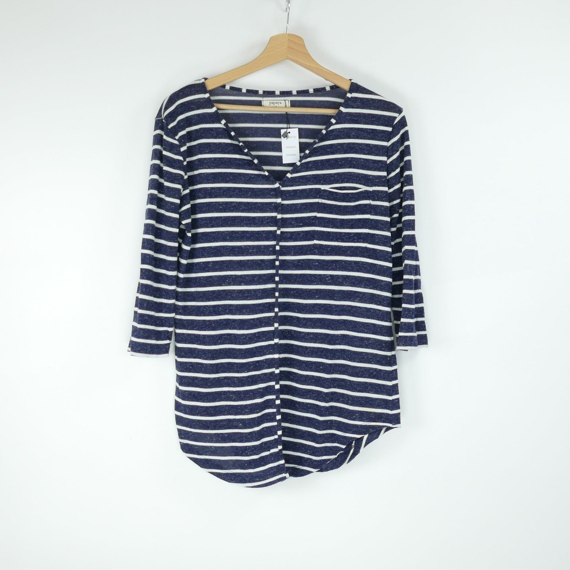 Blauer Damen Pullover, Gr. M, papaya
