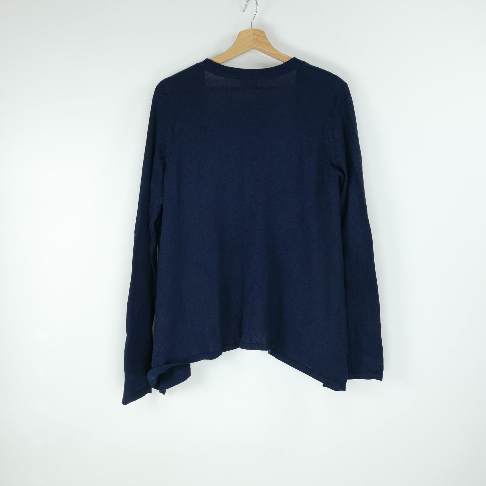 Dunkelblaue Damen Strickjacke, Gr. L, VILA