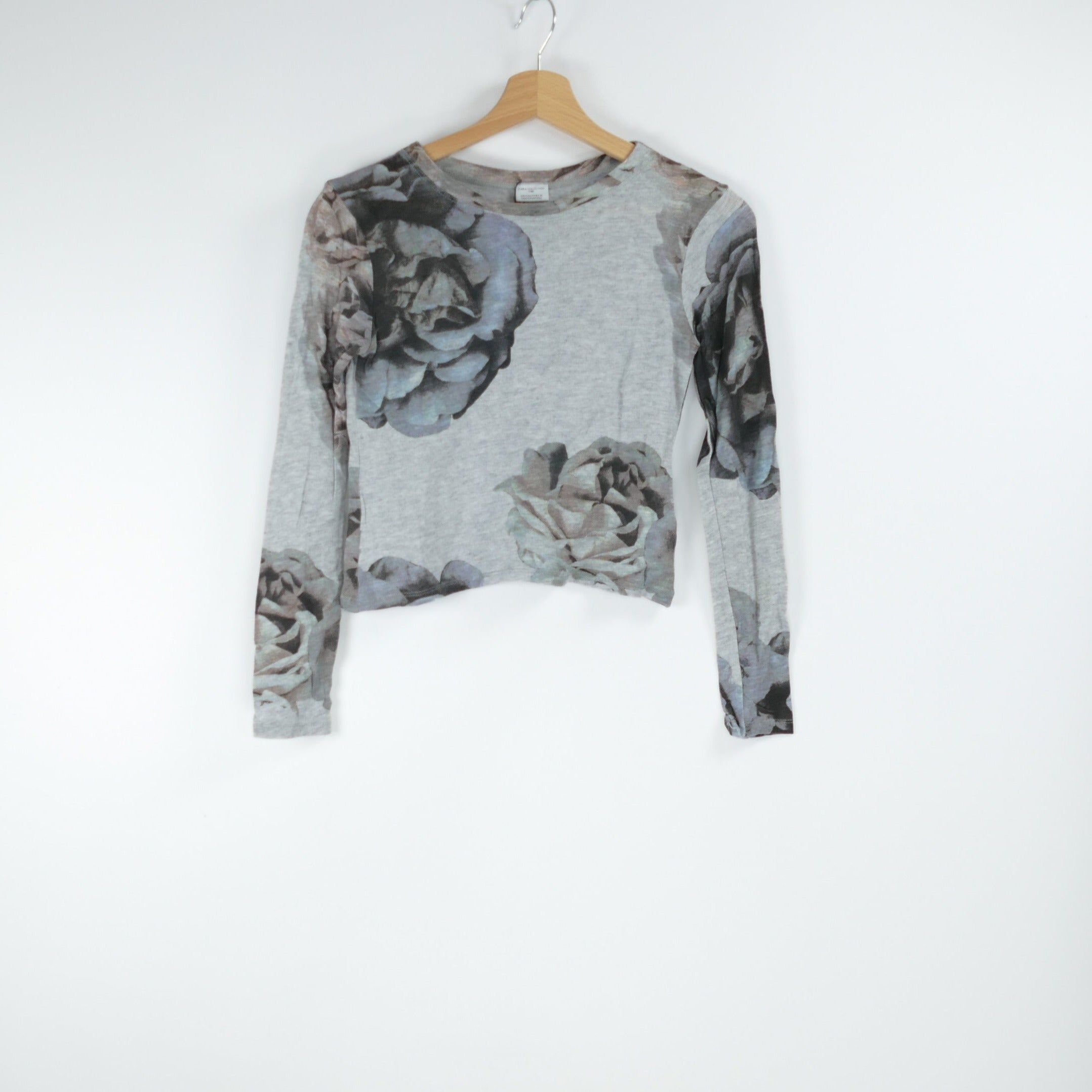 Graues Damen Sweatshirt, Gr. S, ZARA COLLECTION