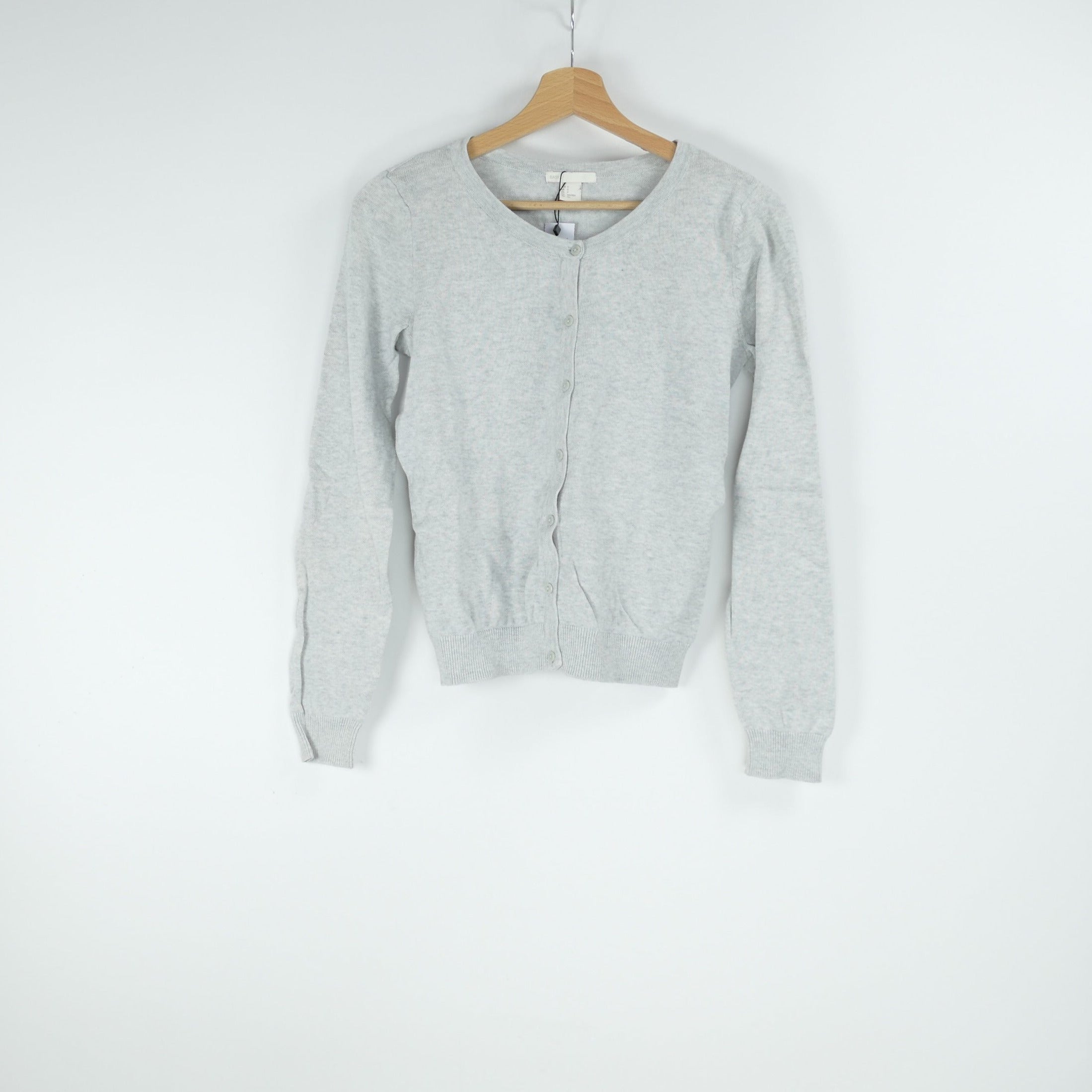 Hellgrauer Damen Pullover, Gr. S, H&M