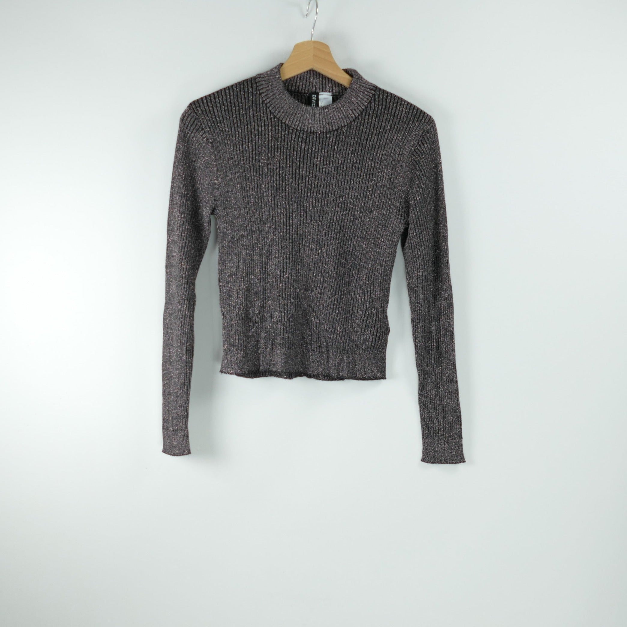Dunkler Damen Pullover, Gr. L, H&M