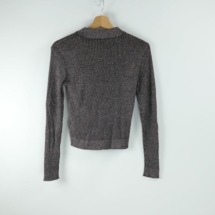 Dunkler Damen Pullover, Gr. L, H&M