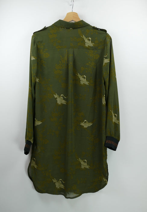 Grüne Damen Bluse, Gr. S, TRAMONTANA