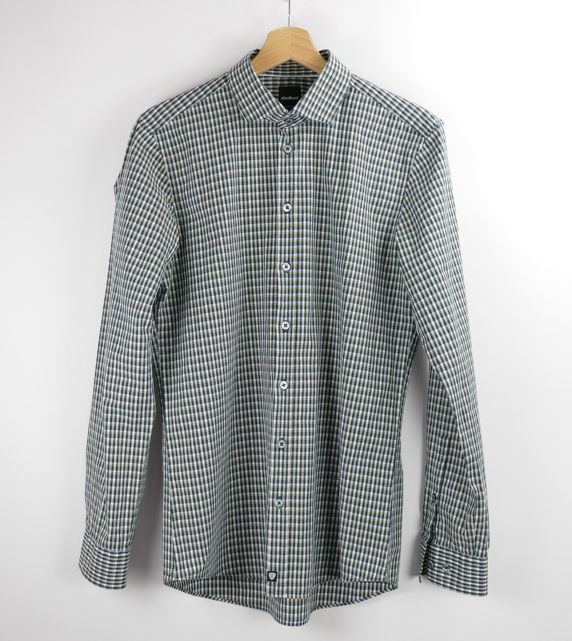 Kariertes Herren Hemd, Gr. 40  strellson