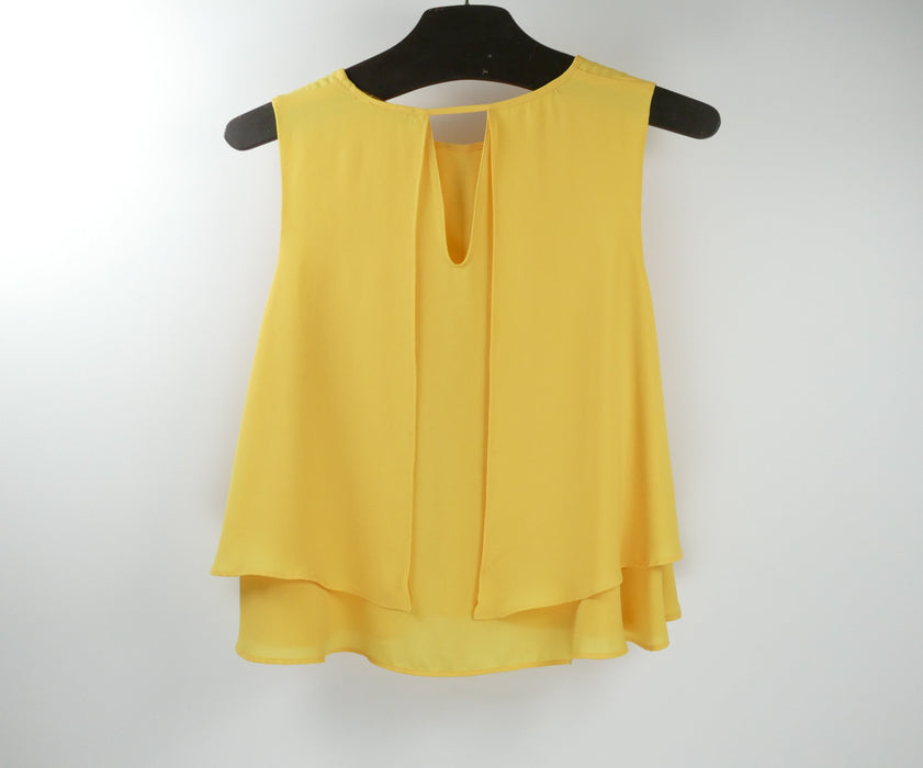Gelbes elegantes Damen Oberteil, Gr. S, ZARA