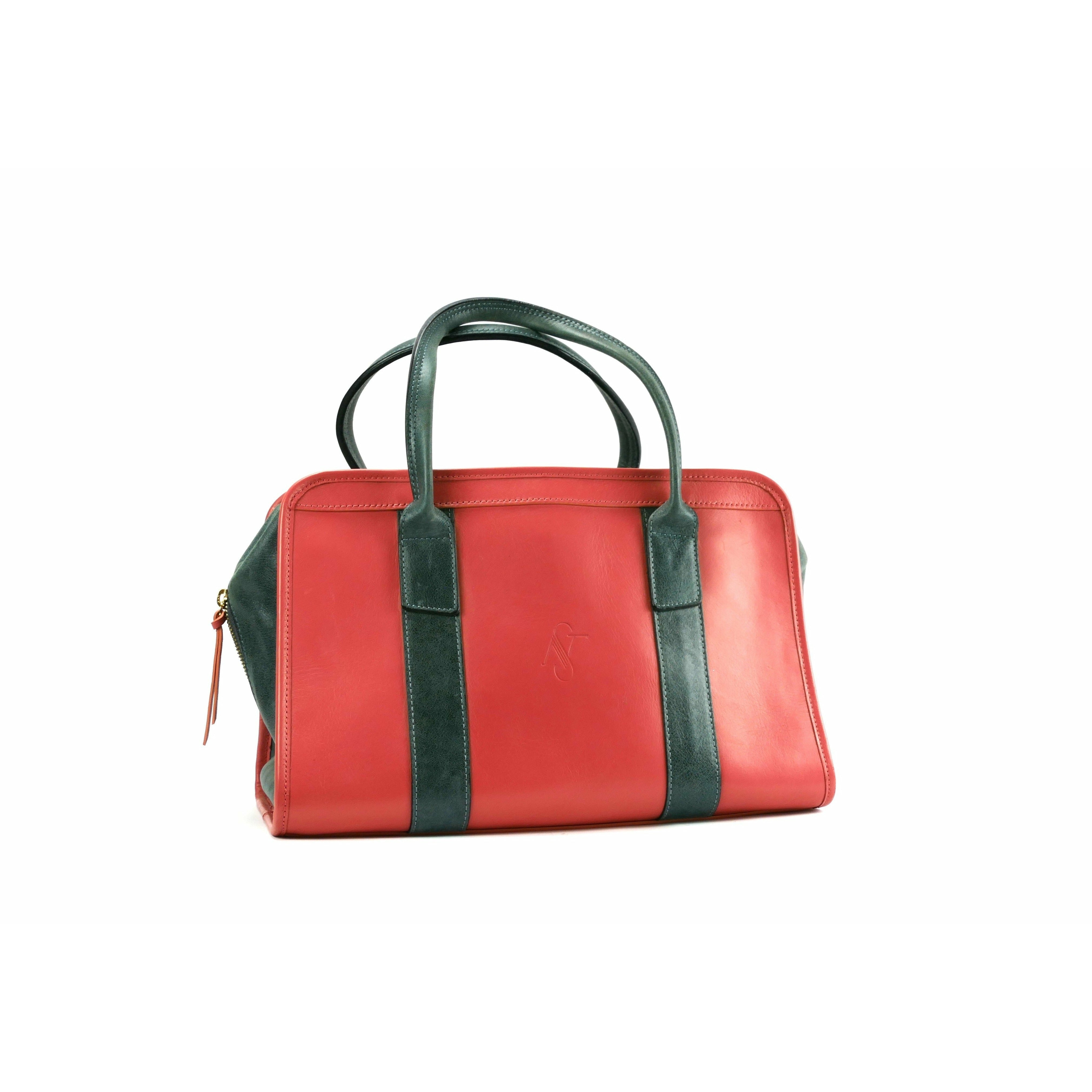 Rosa-graue Damen Handtasche, Santana