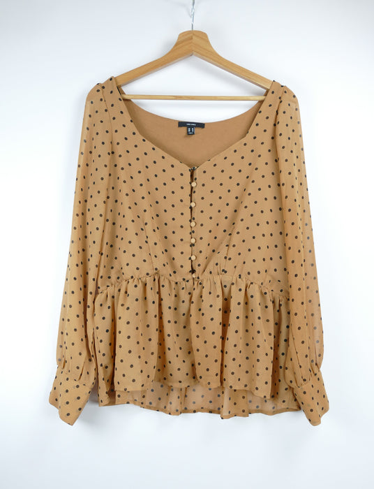 Braune Damen Bluse, Gr. 42, VERO MODA