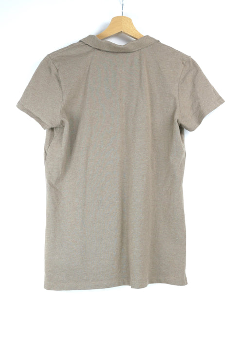 Hellbraunes Damen Poloshirt, Gr. XL, Naturaline