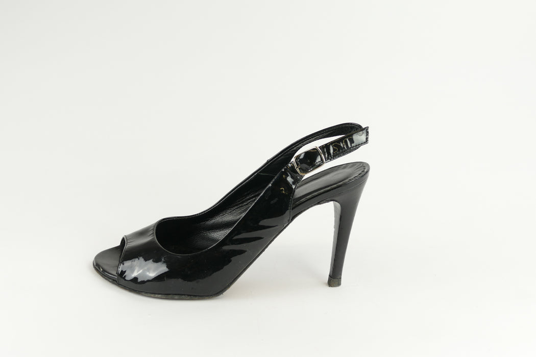 Schwarze High Heels, Gr. 37, OXMOX