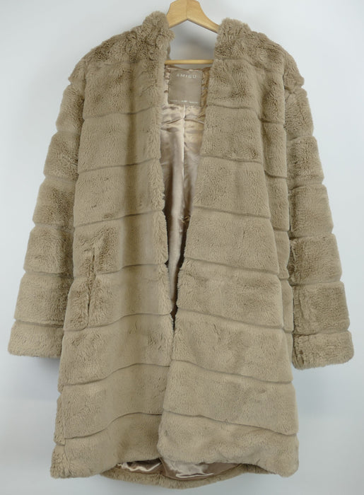 Brauner Damen Mantel, Gr. 40, AMISU