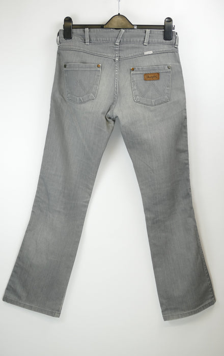 Graue Damen Jeans, Gr. W28/L32, Wrangler