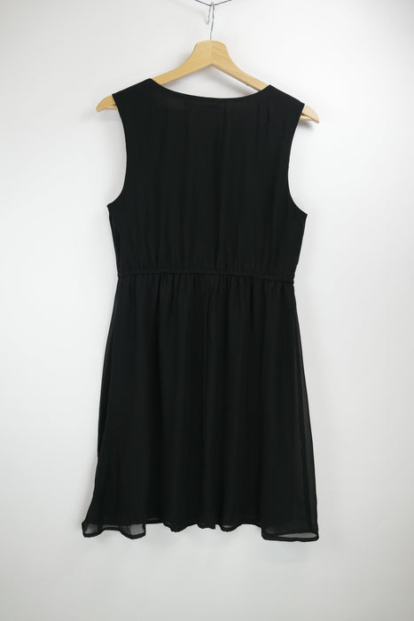 Schwarzes Damen Kleid kurz, Gr. 38, CLOCKHOUSE