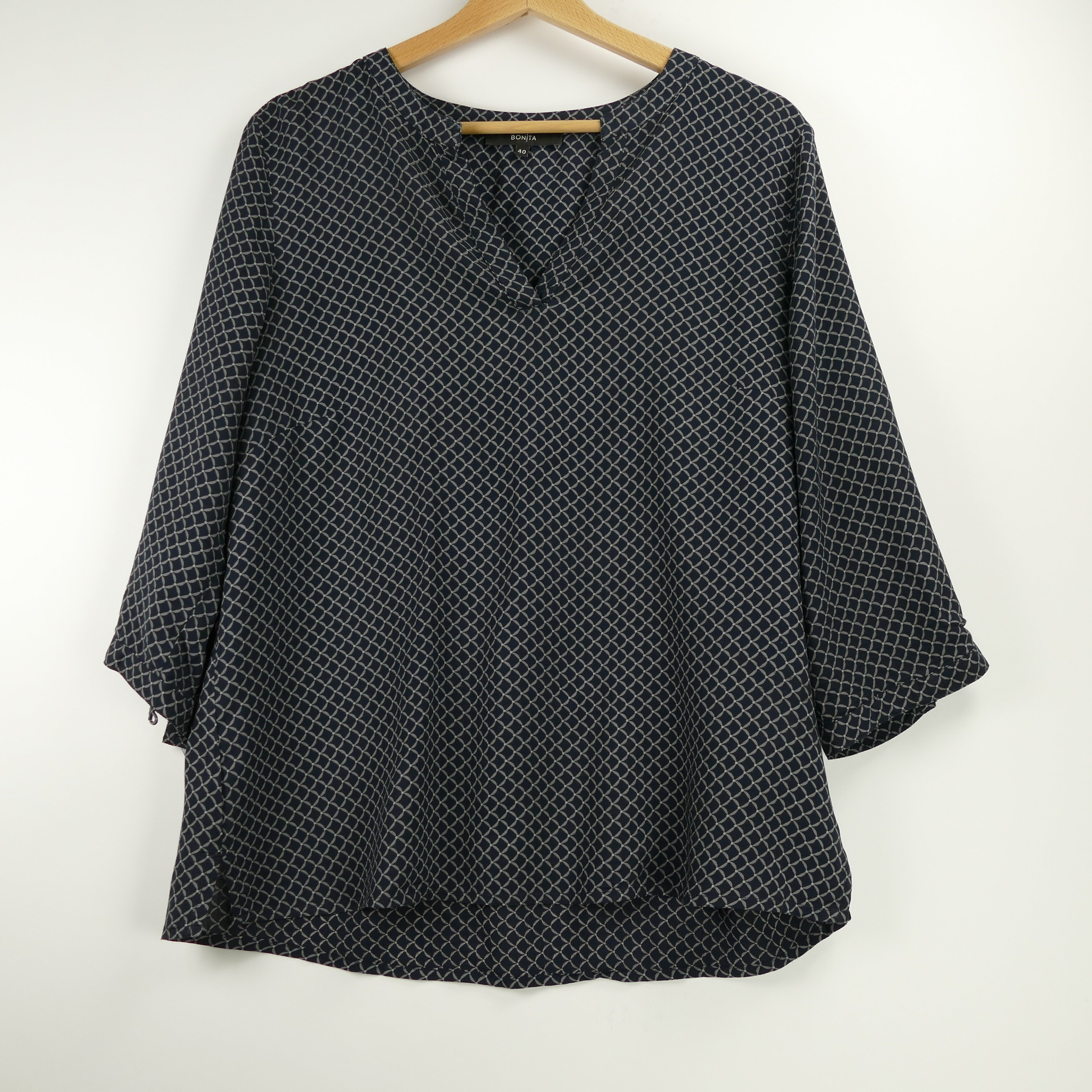 Schwarzes Damen Oberteil, Gr. 40, BONITA