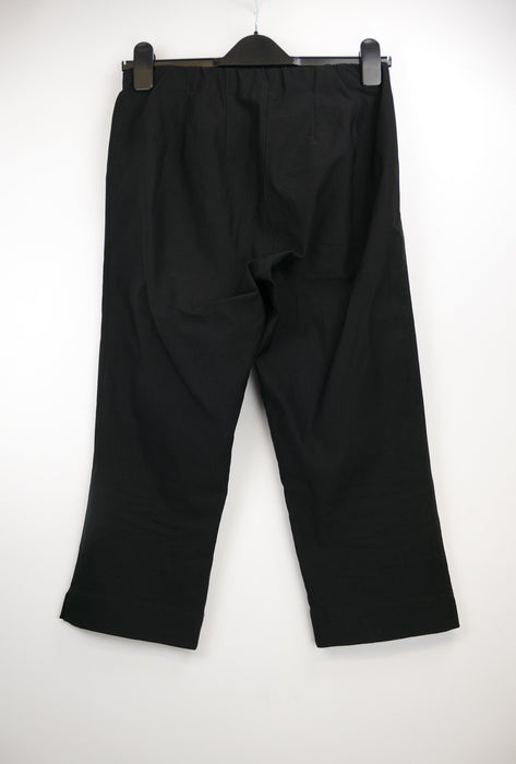 Schwarze Damen 3/4 Freizeithose, Gr. 40, LauRie