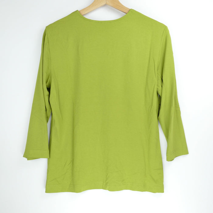 Olive Damen Shirt langarm, Gr. M, GERRY WEBER