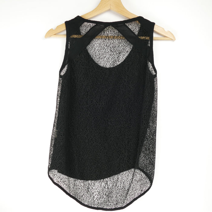 Schwarzes Damen T-Shirt, Gr. S, ZARA