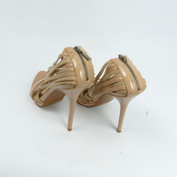 Hellbraune High Heels, Gr. 39, ZARA