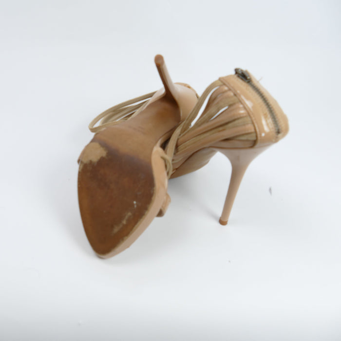 Hellbraune High Heels, Gr. 39, ZARA