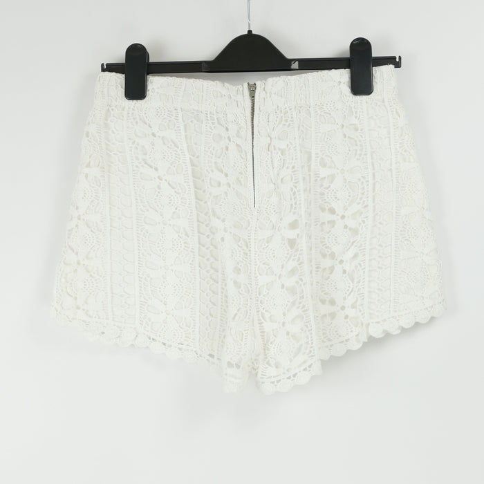 Weisse Damen Shorts, Gr. M, stradivarius