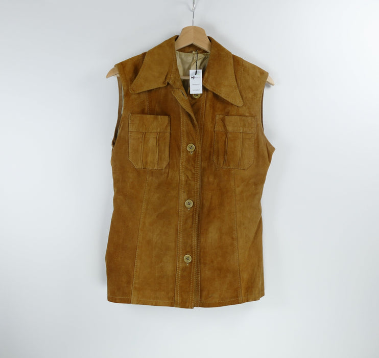 Braune Damen Weste, Gr. 36