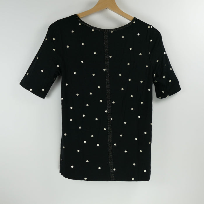 Schwarzes Damen T-Shirt, Gr. 34, Street One