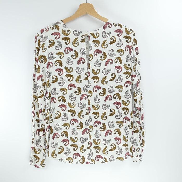 Weisse Damen Bluse, Gr. 38