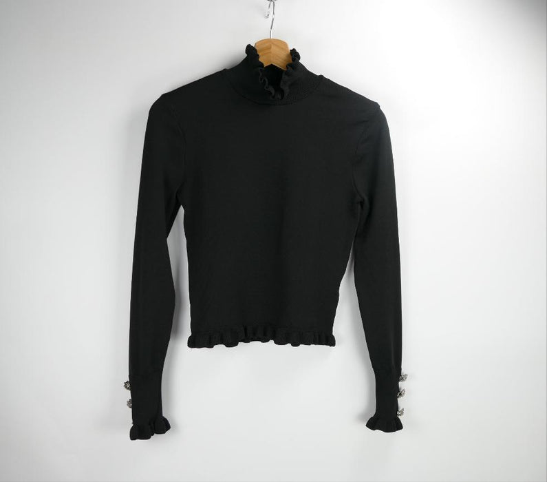 Schwarzer Damen Pullover, Gr. S, ZARA
