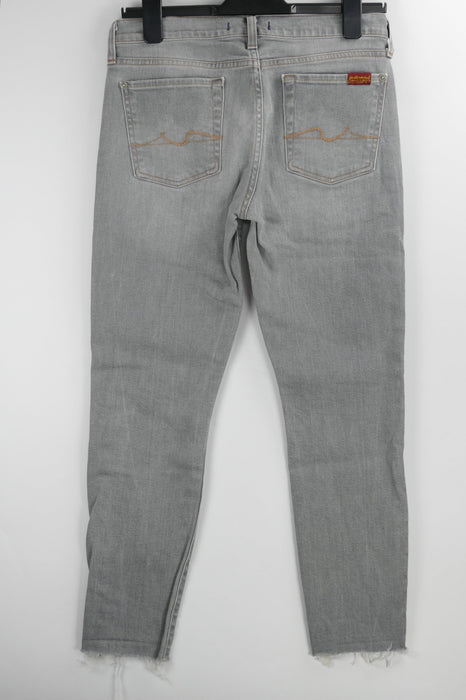 Graue Damen Jeans, Gr. 29, 7 for all mankind