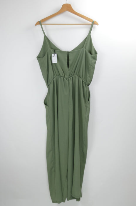 Eleganter grüner Damen Overall, Gr. L, miss miss
