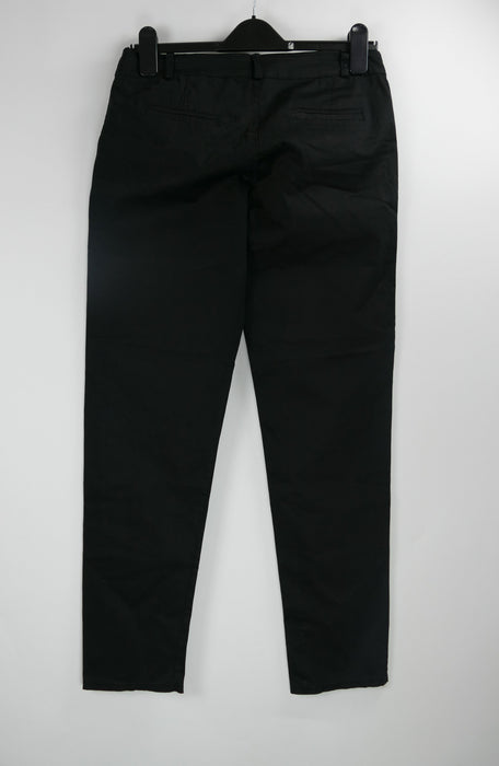 Schwarze Damen Stoffhose, Gr. M/L