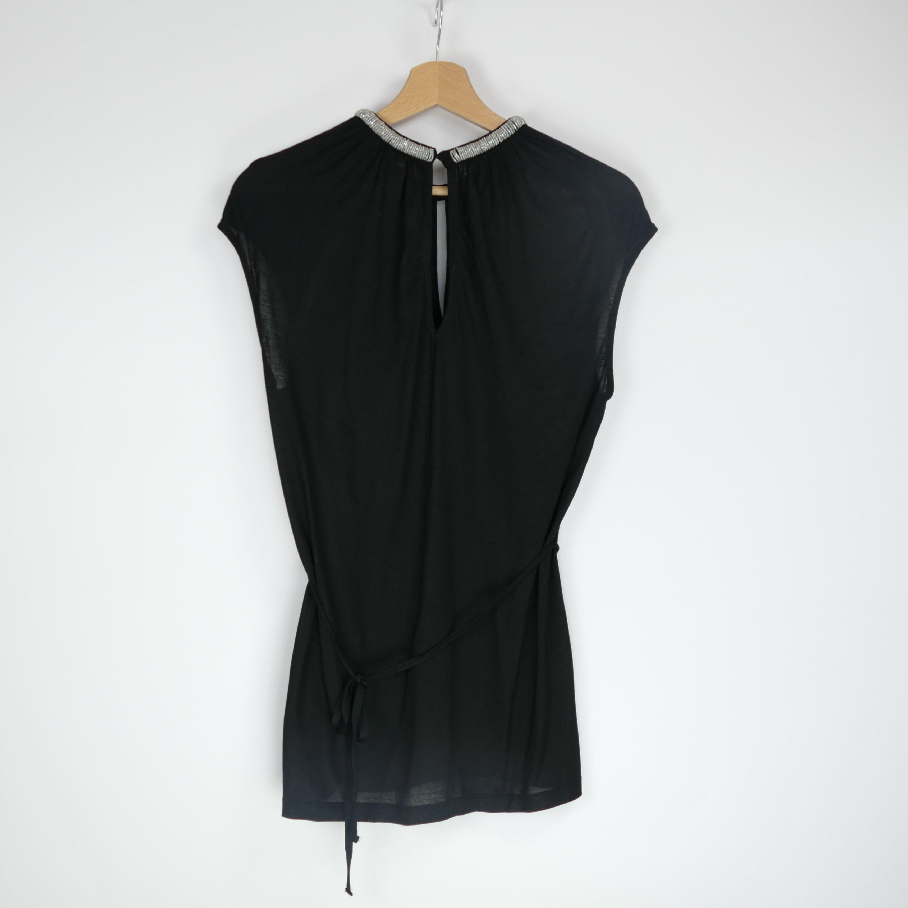 Schwarzes Damen T-Shirt, Gr. M, H&M