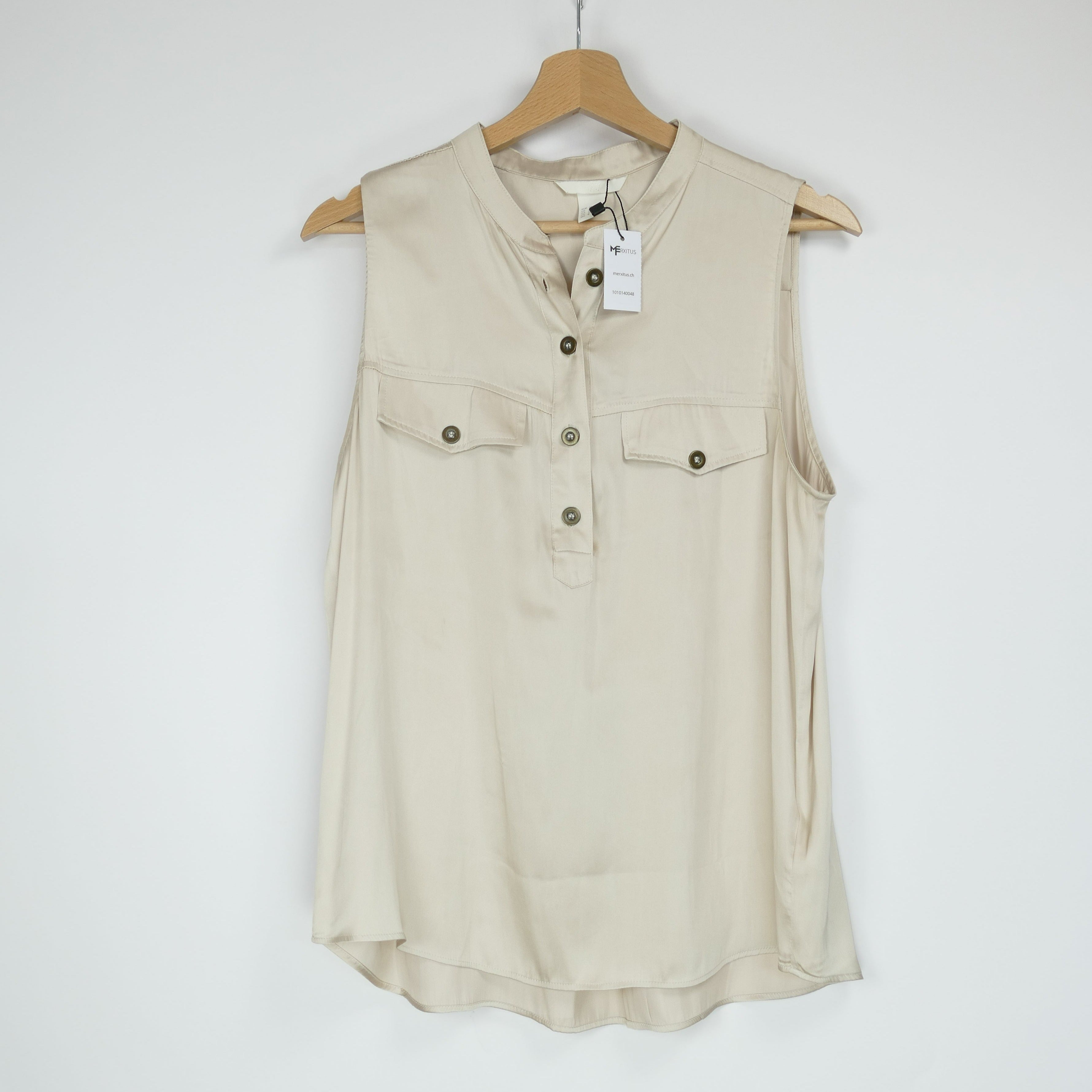 Elegante beige Damen Bluse, Gr. 38, H&M