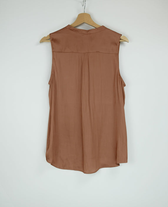 Elegante braune Damen Bluse, Gr. 38, H&M