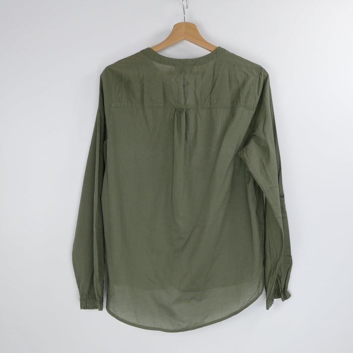 Leichte olivgrüne Damen Bluse, Gr. 40, Yessica