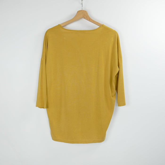 Senfgelbes Damen Sweatshirt, Gr, M, PIECES