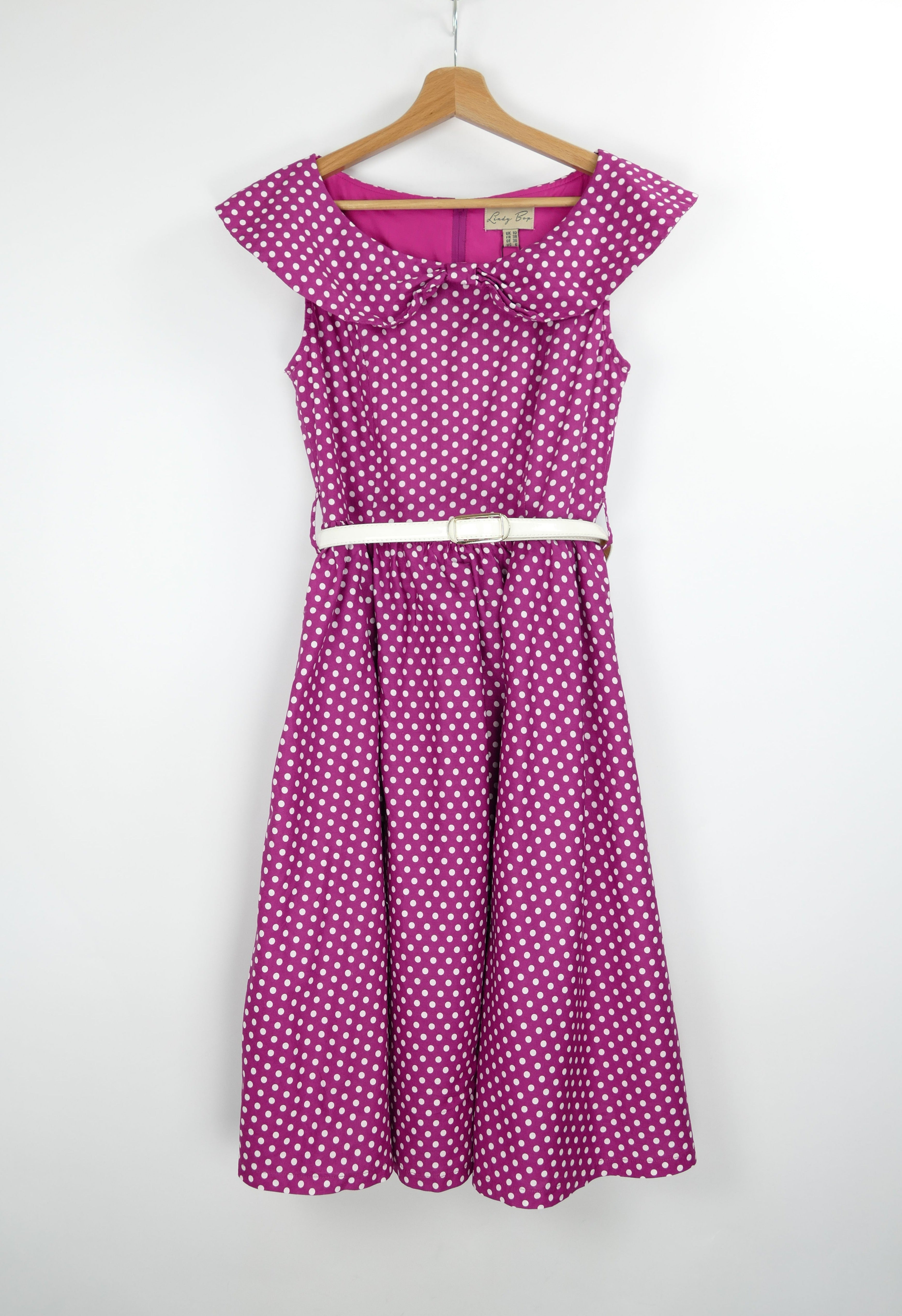 Rosa Damen Kleid, Gr. 36, Lindy Bop