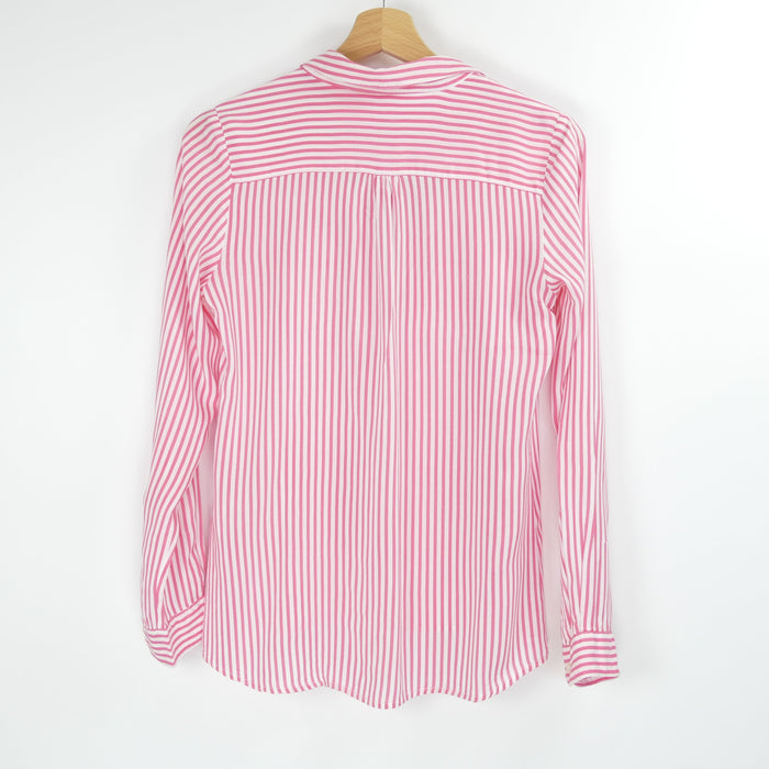 Weiss-rosa Damen Bluse, Gr. 34, Marie Lund