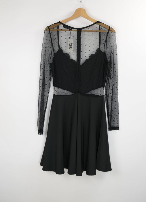 Schwarzes Damen Kleid, Gr. M, CBR
