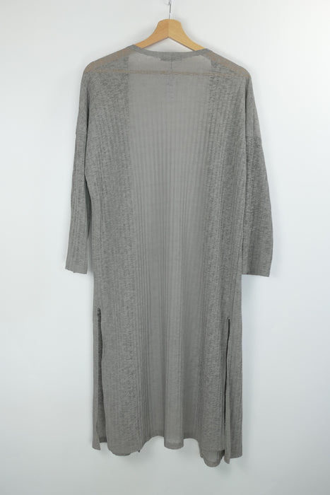 Graue Damen Strickjacke, Gr. M, coco cabana