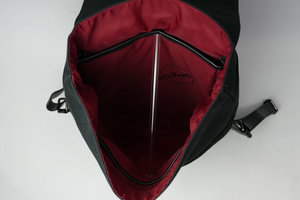 Schwarzer Rucksack, KAPTEN & SON