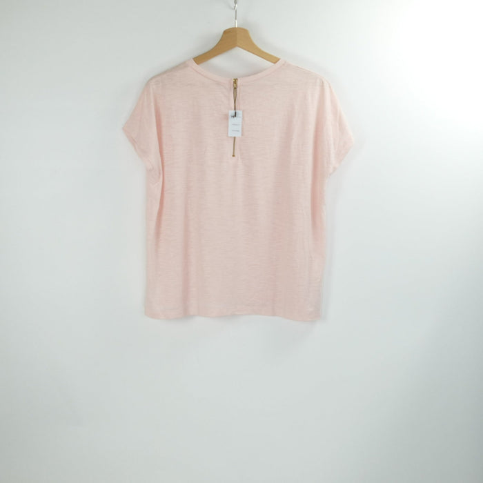 Leichtes rosa Damen T-Shirt, Gr. S, MANGO