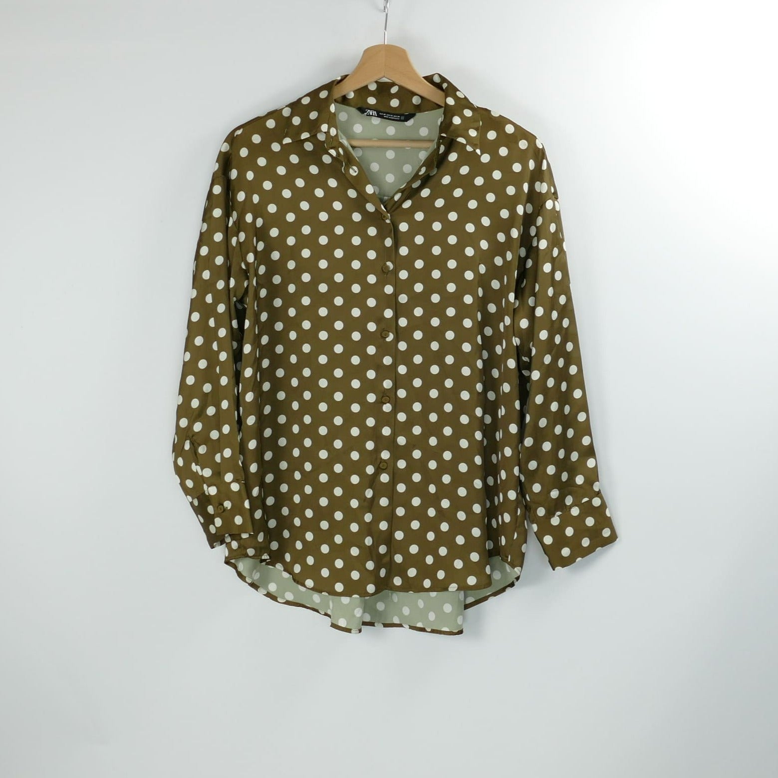 Braune Damen Bluse, Gr. XS, ZARA