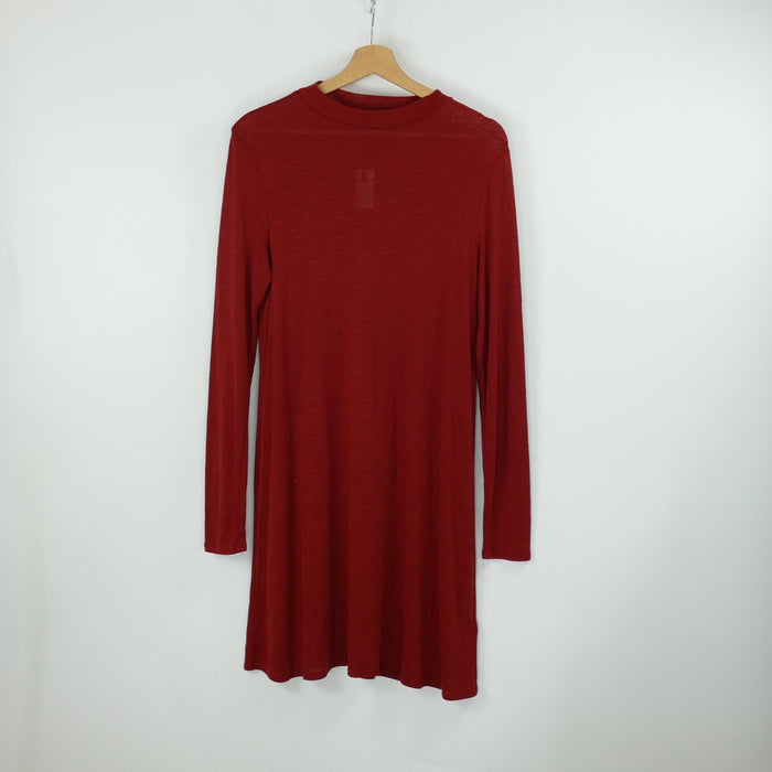 Rostrotes Kleid, Gr. 42, H&M
