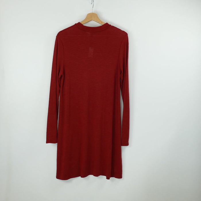 Rostrotes Kleid, Gr. 42, H&M